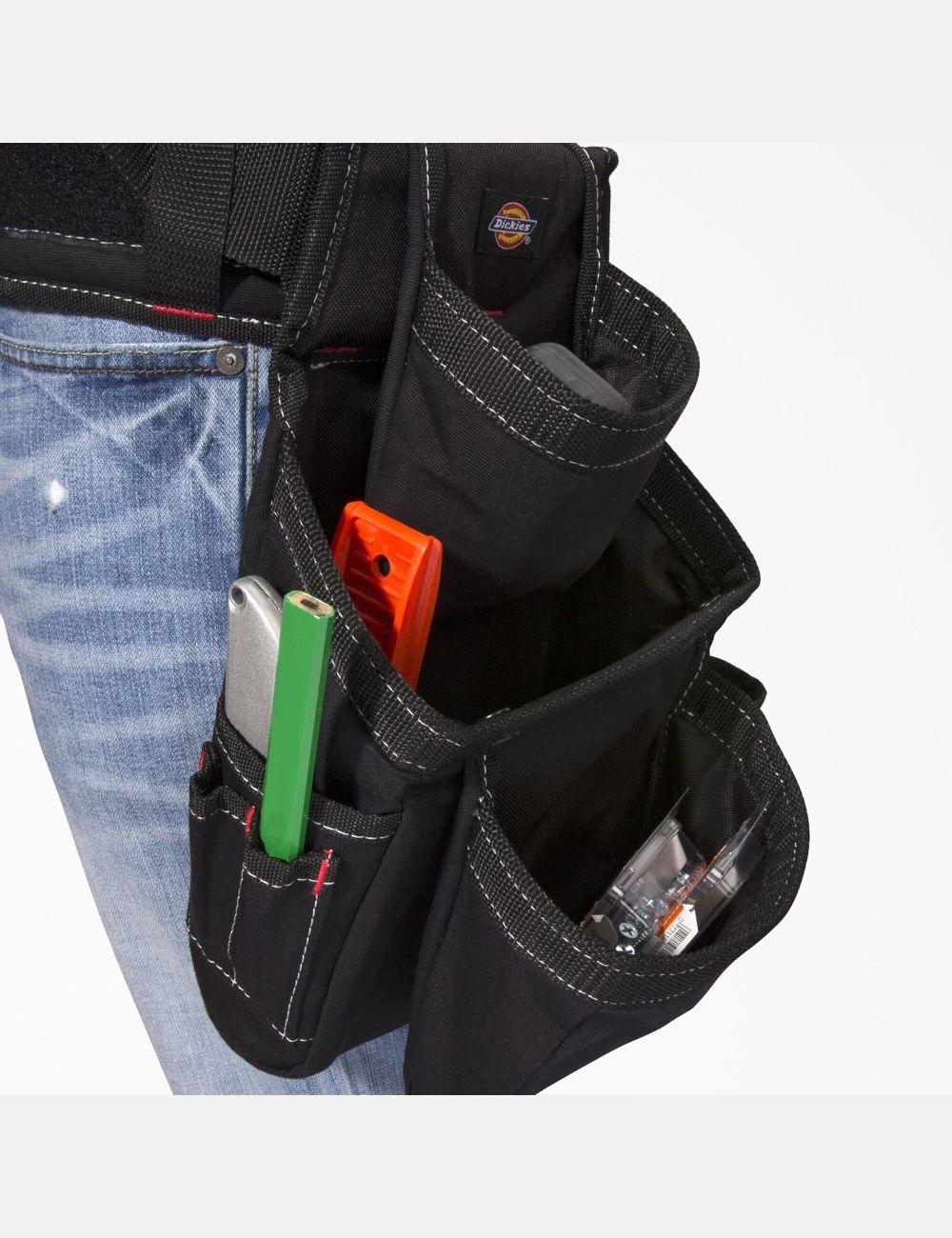 Black Dickies 4-Piece Carpenter's Rig Tool Bags | 085JHGSUD