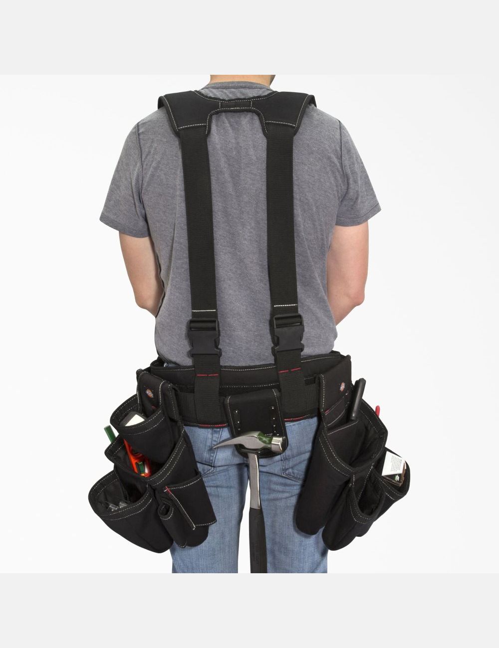 Black Dickies 4-Piece Carpenter's Rig Tool Bags | 085JHGSUD