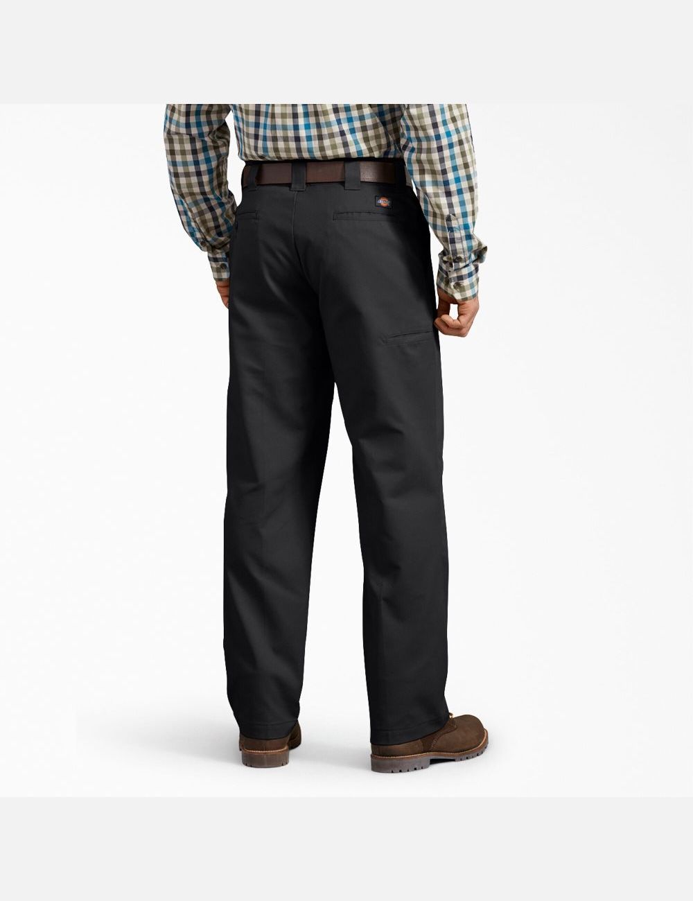 Black Dickies Active Waist Regular Fit Work Pants | 954RIAVLB