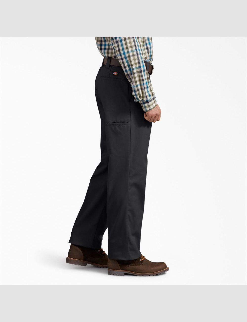 Black Dickies Active Waist Regular Fit Work Pants | 954RIAVLB