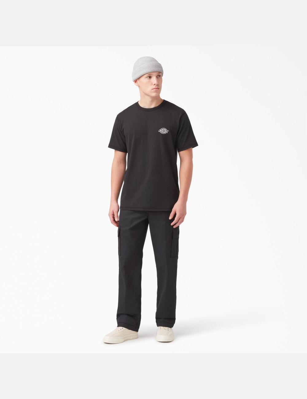 Black Dickies Back Logo Graphic T-Shirts | 368YXWHNT