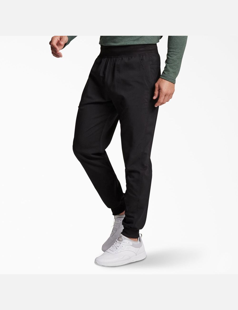 Black Dickies Balance Mid Rise Jogger Pants Scrubs | 432LGXIME