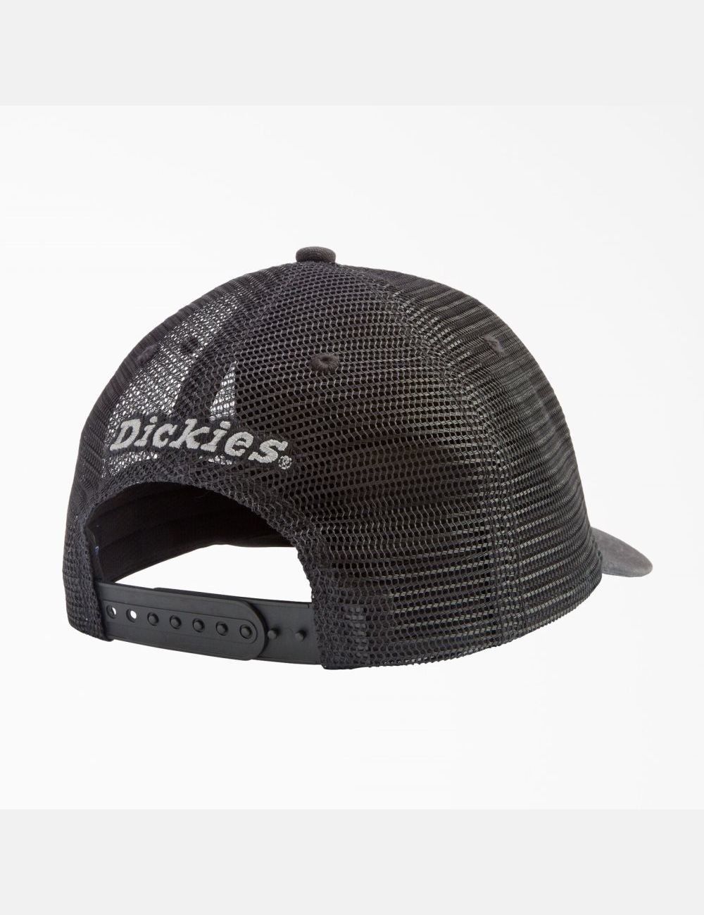 Black Dickies Canvas Trucker Hats | 159YEHFJM