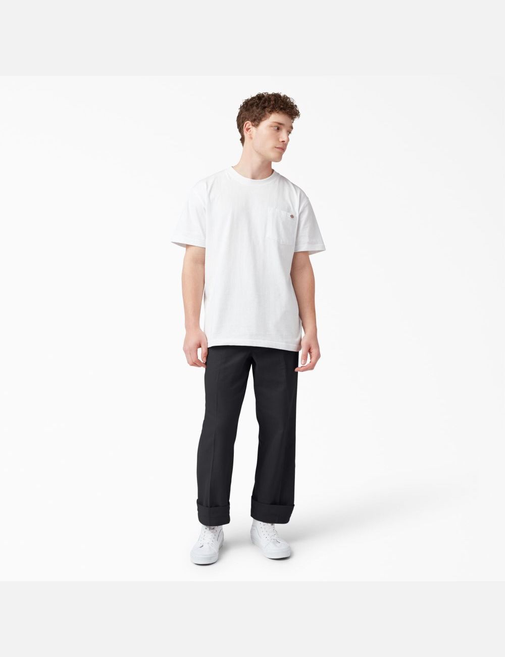 Black Dickies Chatom Pleated Pants | 390WUKPZA