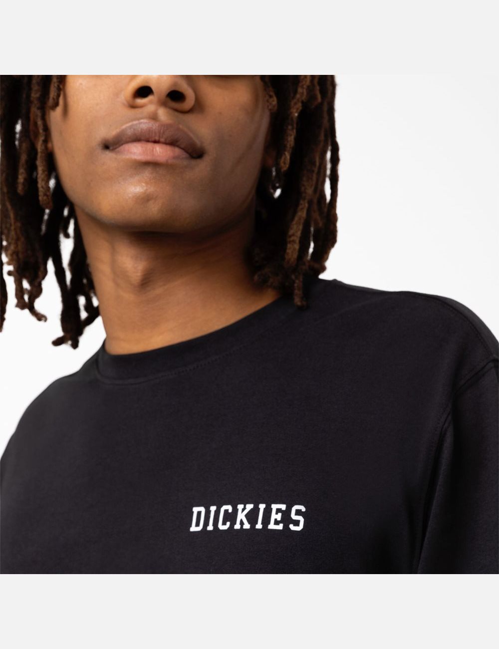 Black Dickies Cleveland Long Sleeve T-Shirts | 690FQWTMN