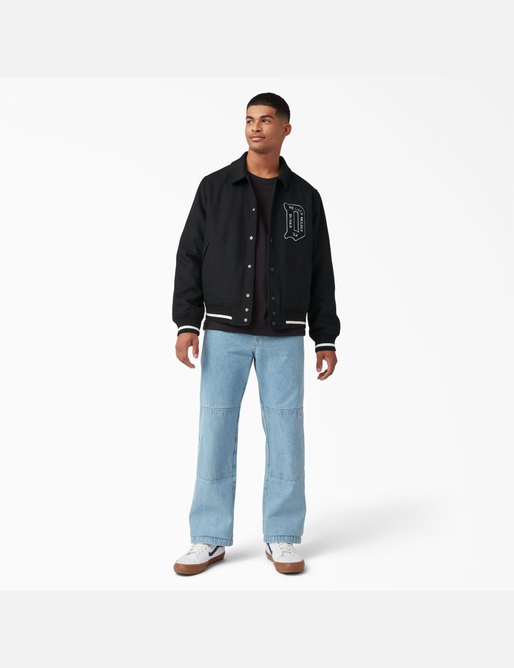 Black Dickies Collegiate Coats & Jackets | 534QJFKBP