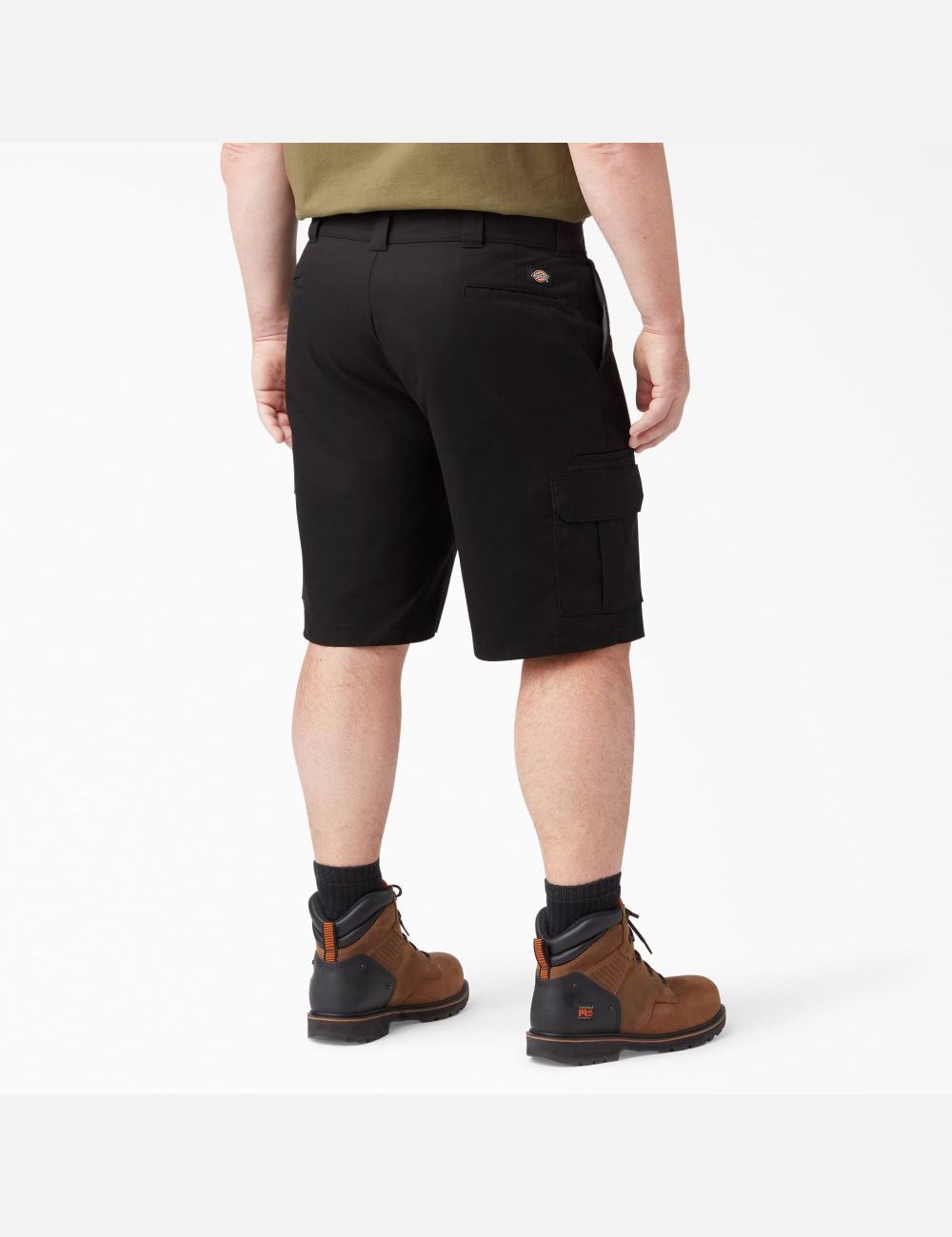 Black Dickies Cooling Active Waist Shorts | 380LPETDB