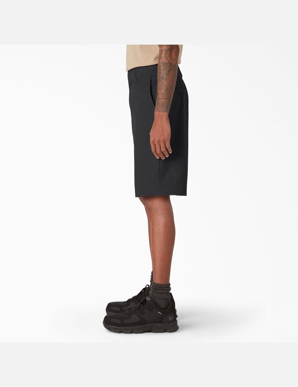 Black Dickies Cooling Active Waist Shorts | 752ICZXHQ