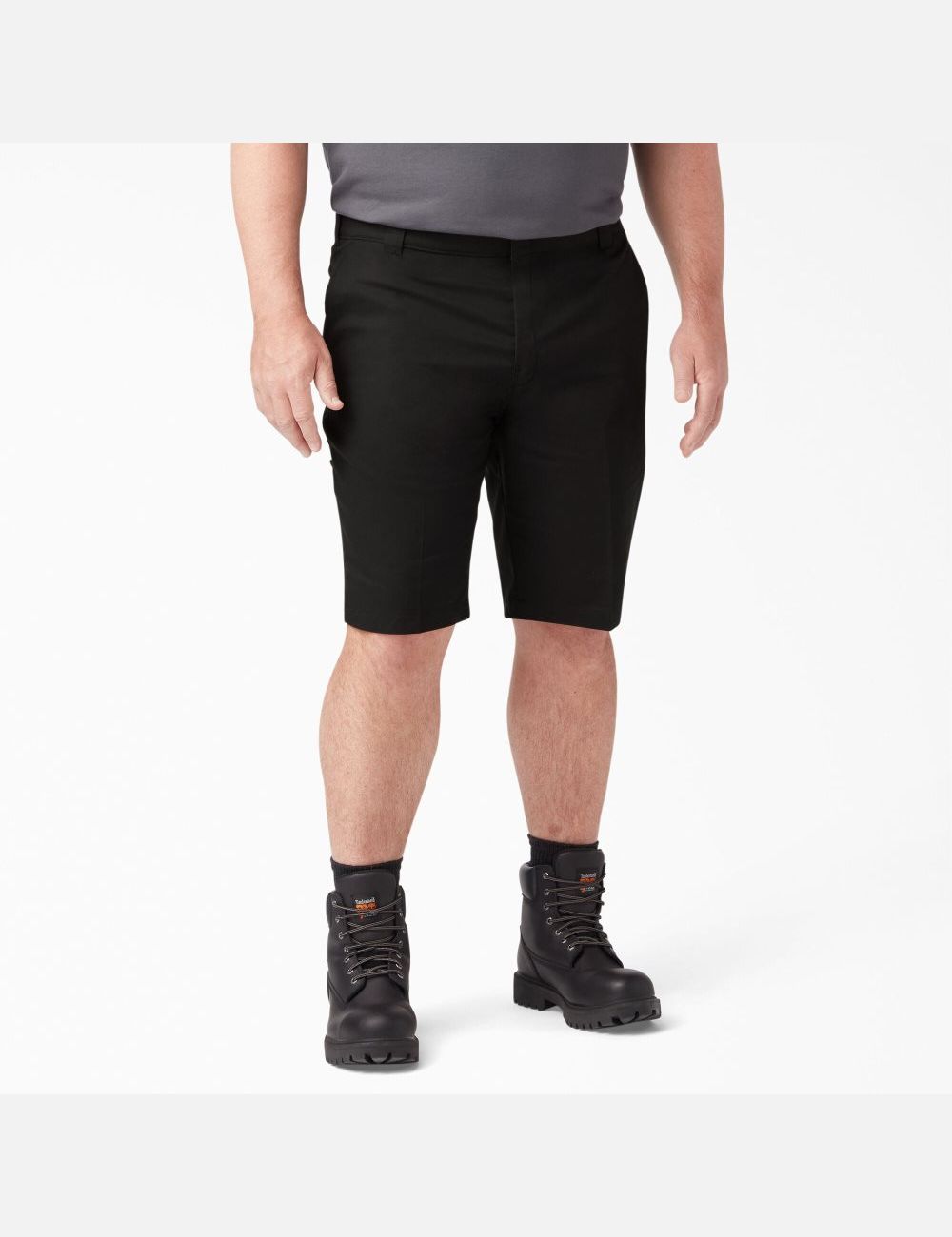 Black Dickies Cooling Active Waist Shorts | 752ICZXHQ