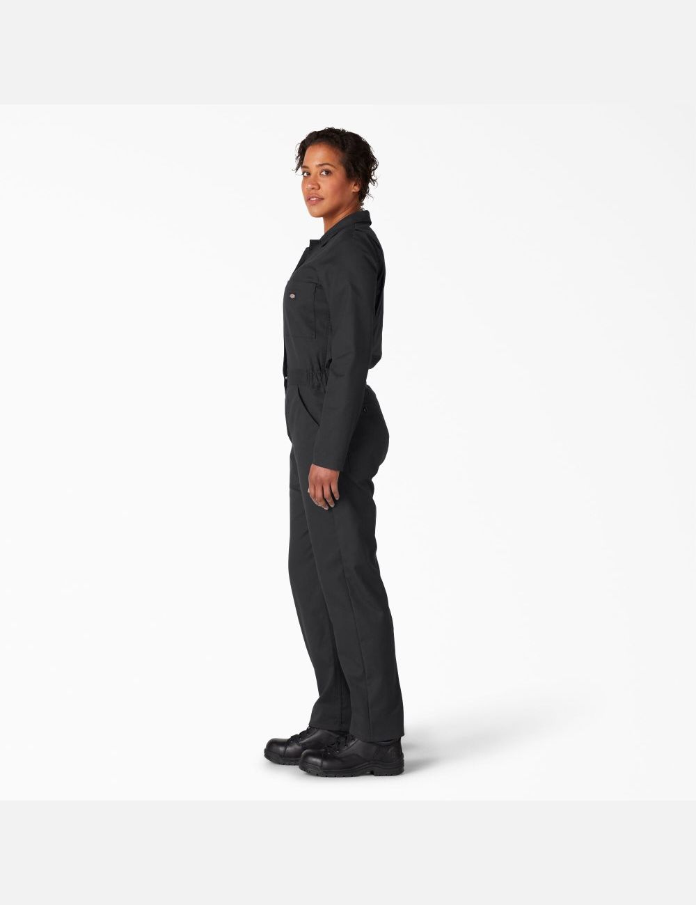 Black Dickies Cooling Long Sleeve Coveralls | 931NSHXDJ