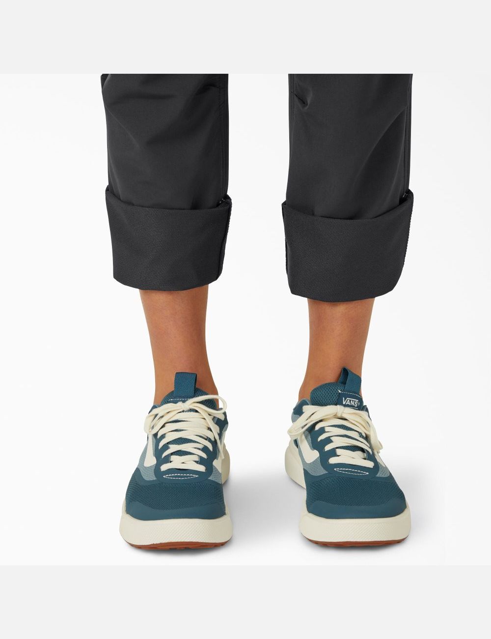 Black Dickies Cooling Roll-Up Work Pants | 316ZPXWKS