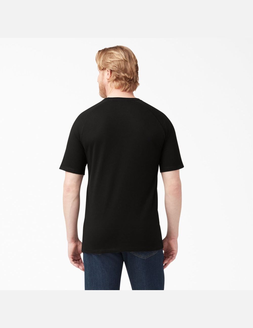 Black Dickies Cooling Short Sleeve Shirts | 621MBYCOL