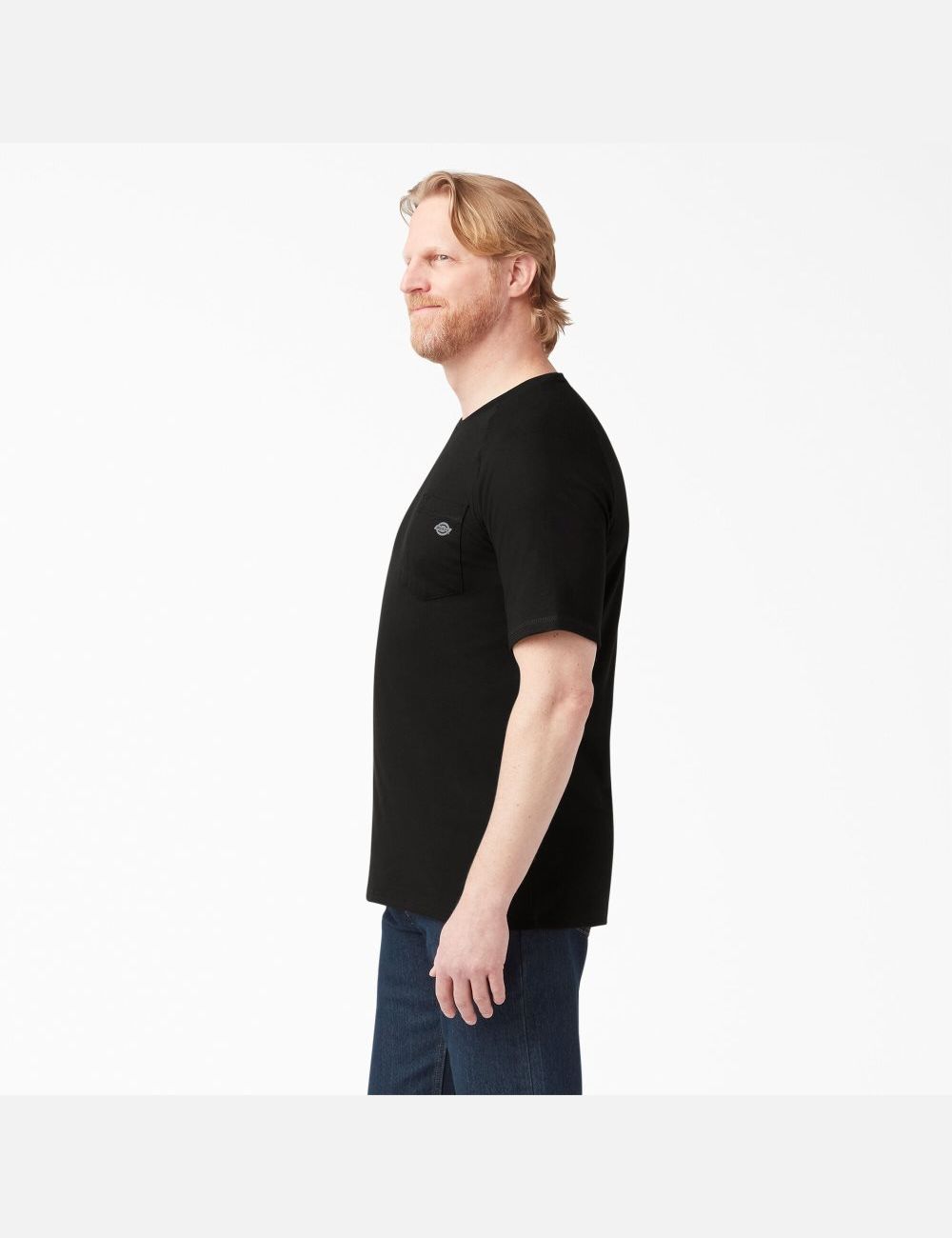 Black Dickies Cooling Short Sleeve Shirts | 621MBYCOL