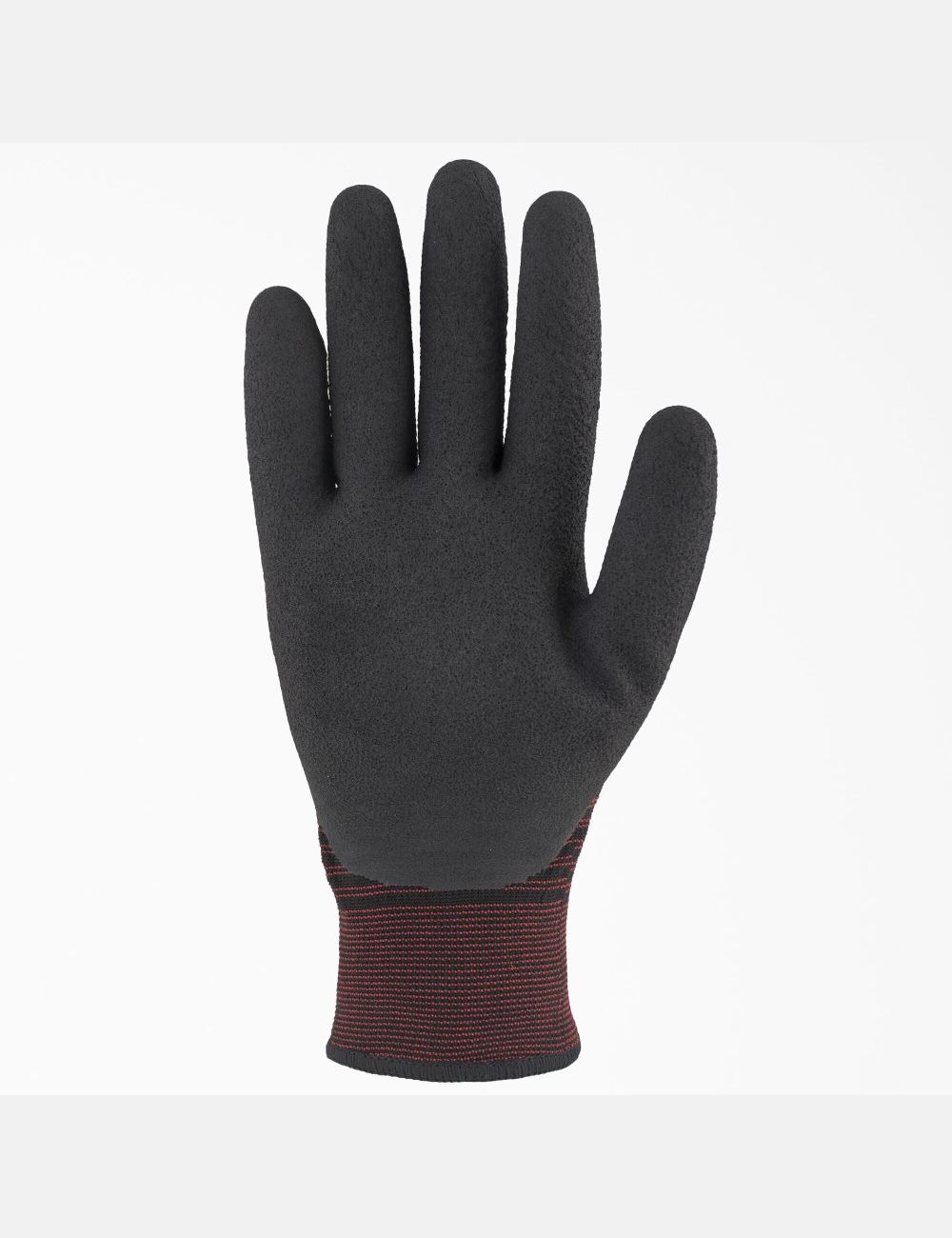 Black Dickies Crinkle Latex Coated Work Gloves | 076DBHXQT