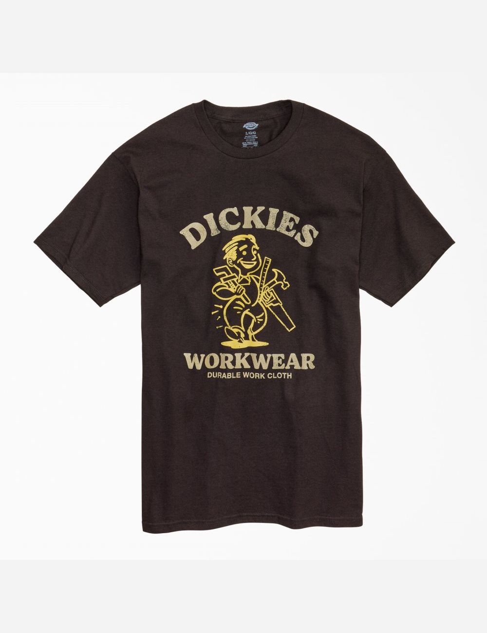 Black Dickies Durable Work Cloth Graphic T-Shirts | 234SHBKDV