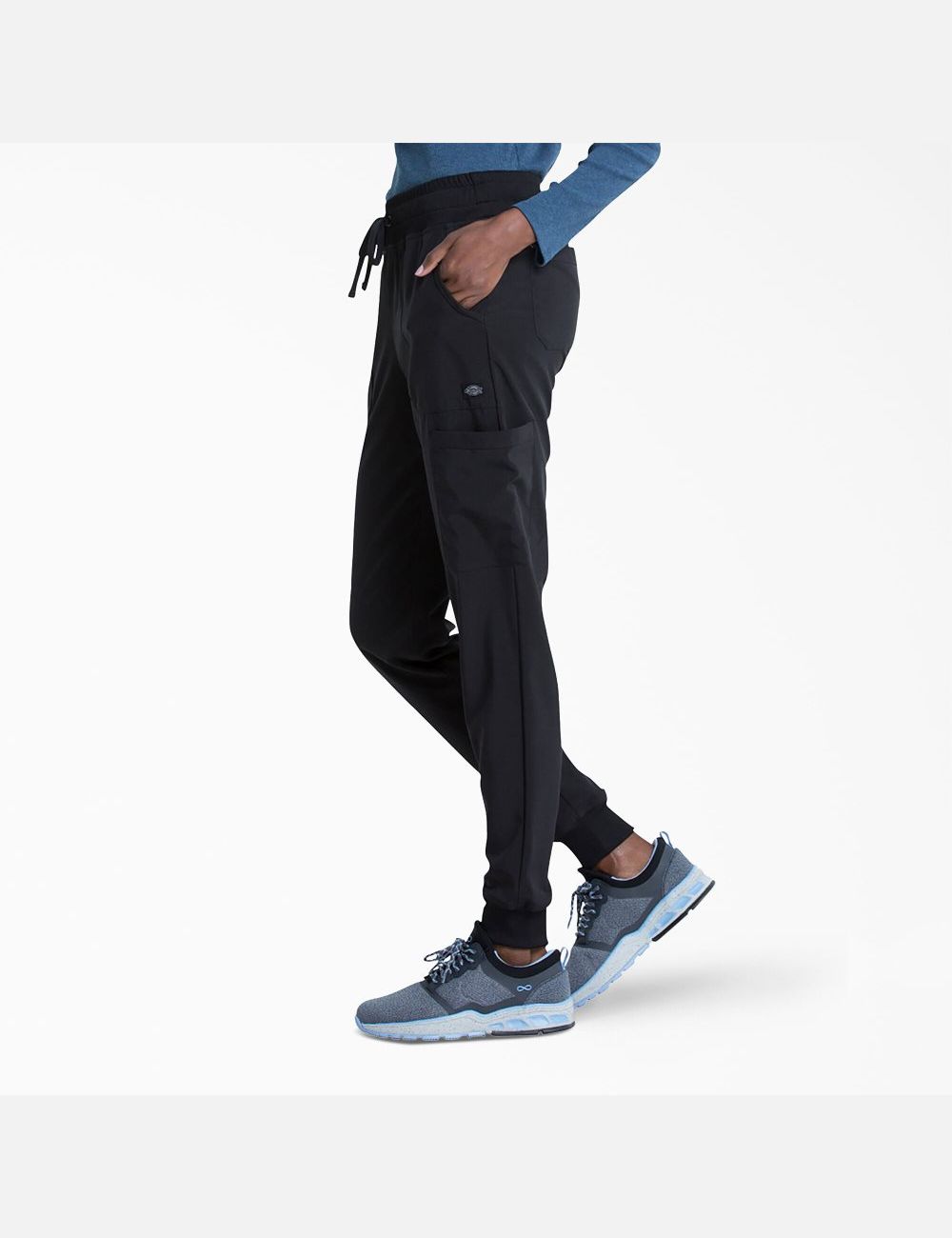 Black Dickies EDS Essentials Jogger Pants Scrubs | 368BNVJCE