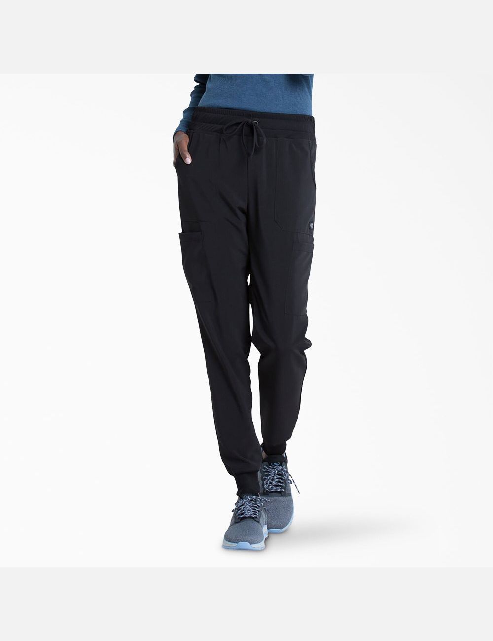 Black Dickies EDS Essentials Jogger Pants Scrubs | 368BNVJCE