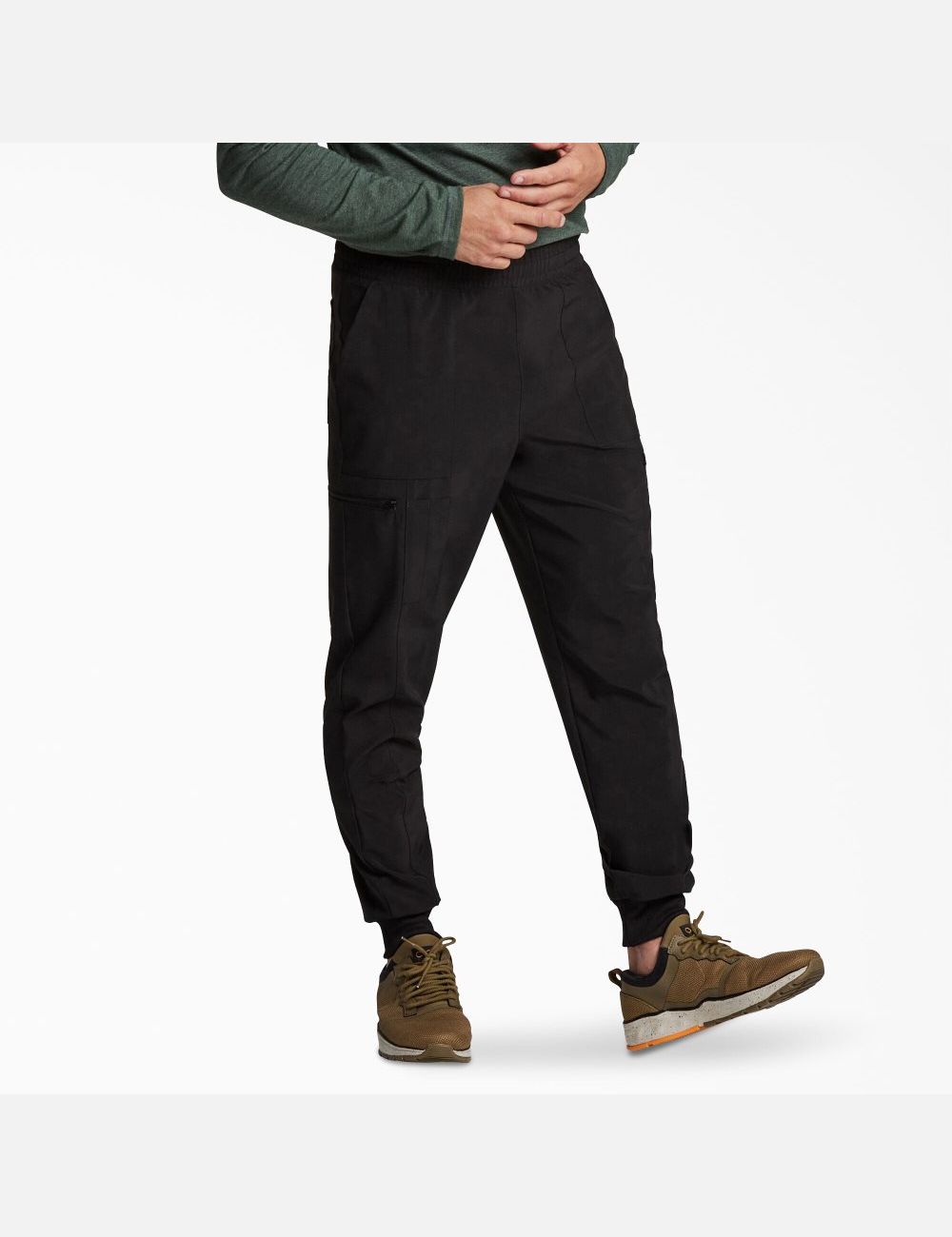 Black Dickies EDS Essentials Mid Rise Jogger Pants Scrubs | 037LFWJDS