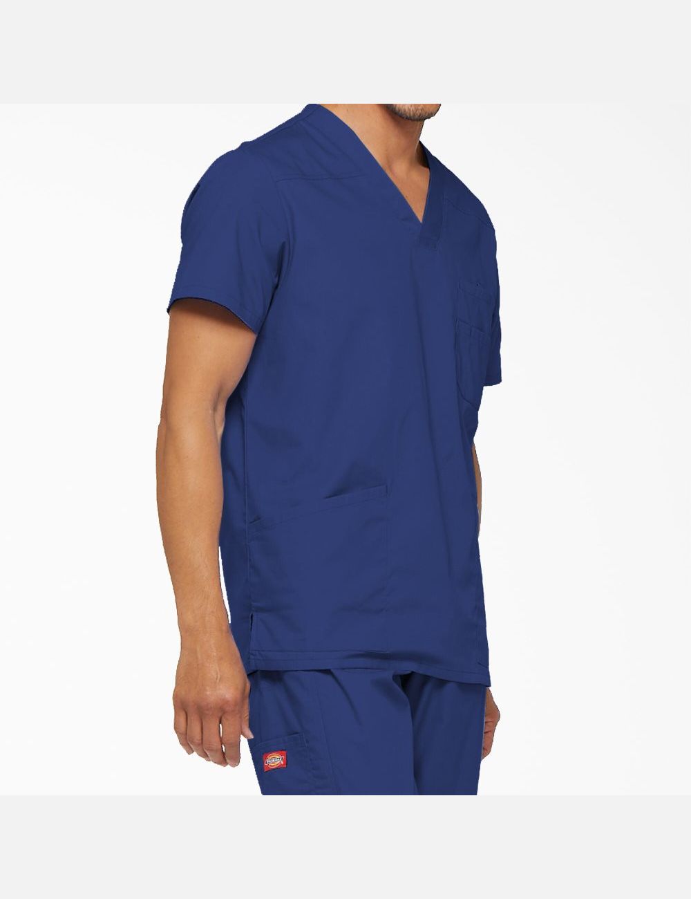 Black Dickies EDS Signature V-Neck Top Scrubs | 315YNIKBG