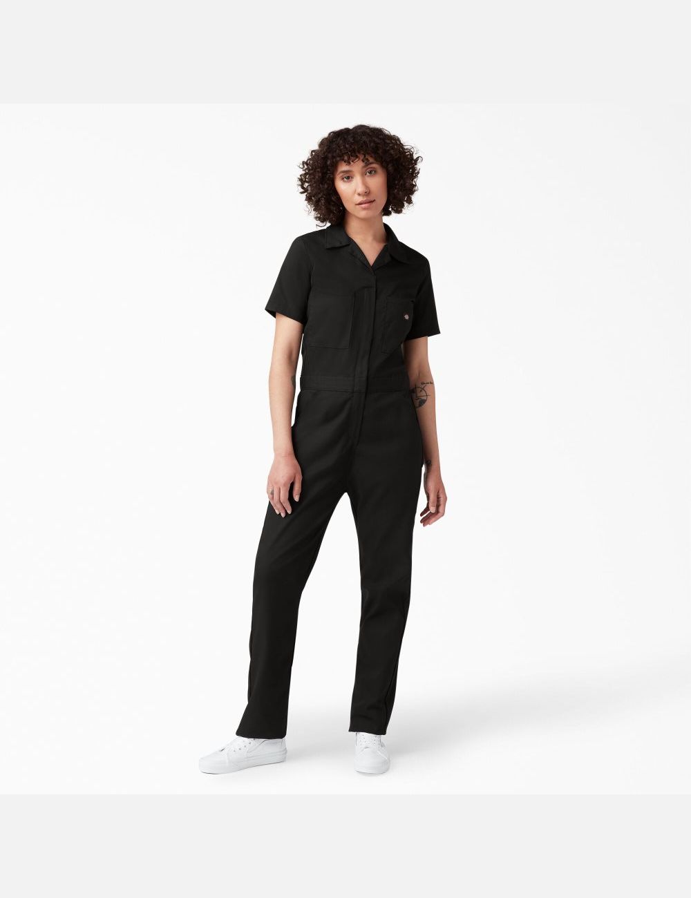 Black Dickies FLEX Cooling Short Sleeve Coveralls | 853NVPTGL