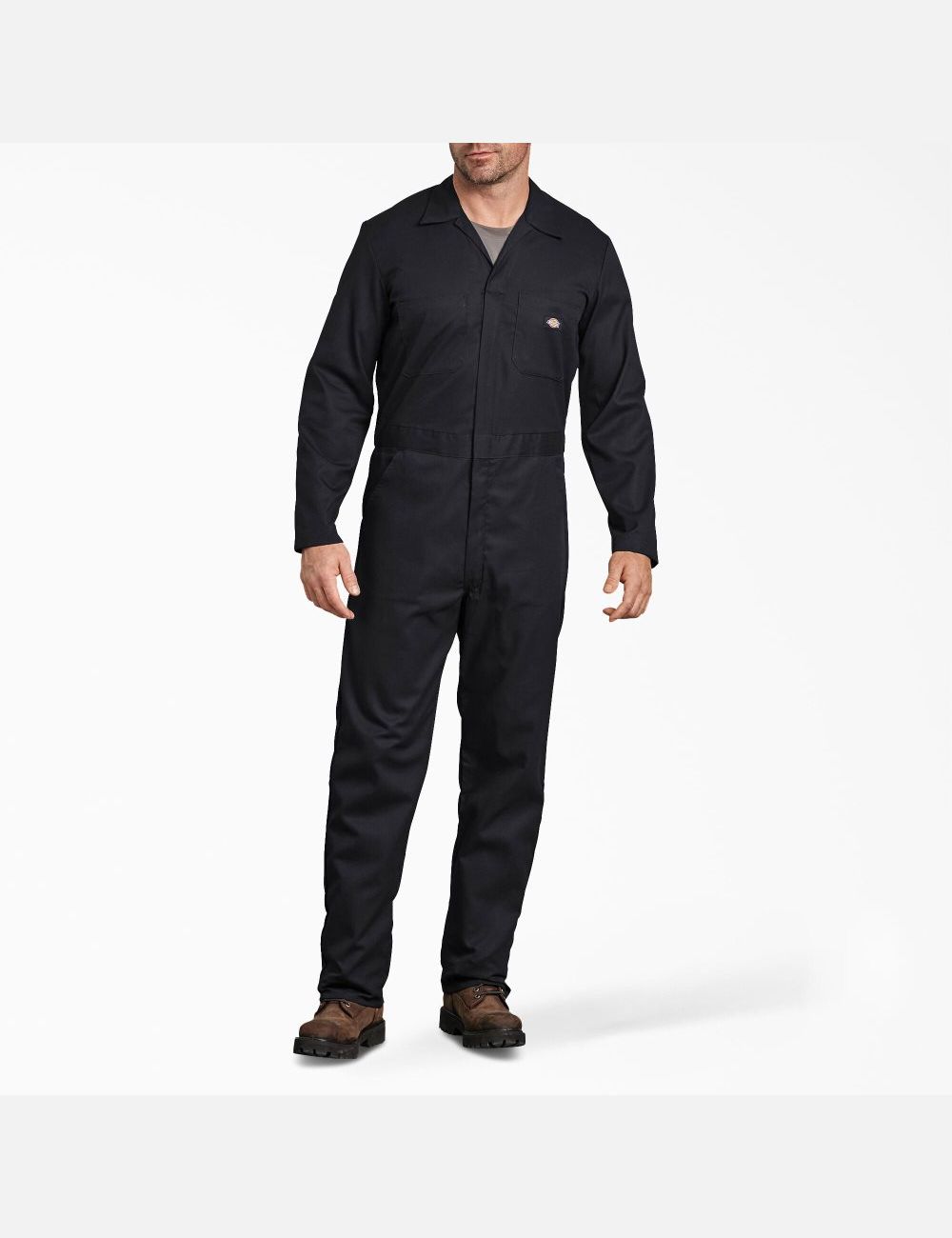 Black Dickies FLEX Long Sleeve Coveralls | 268RLMASV