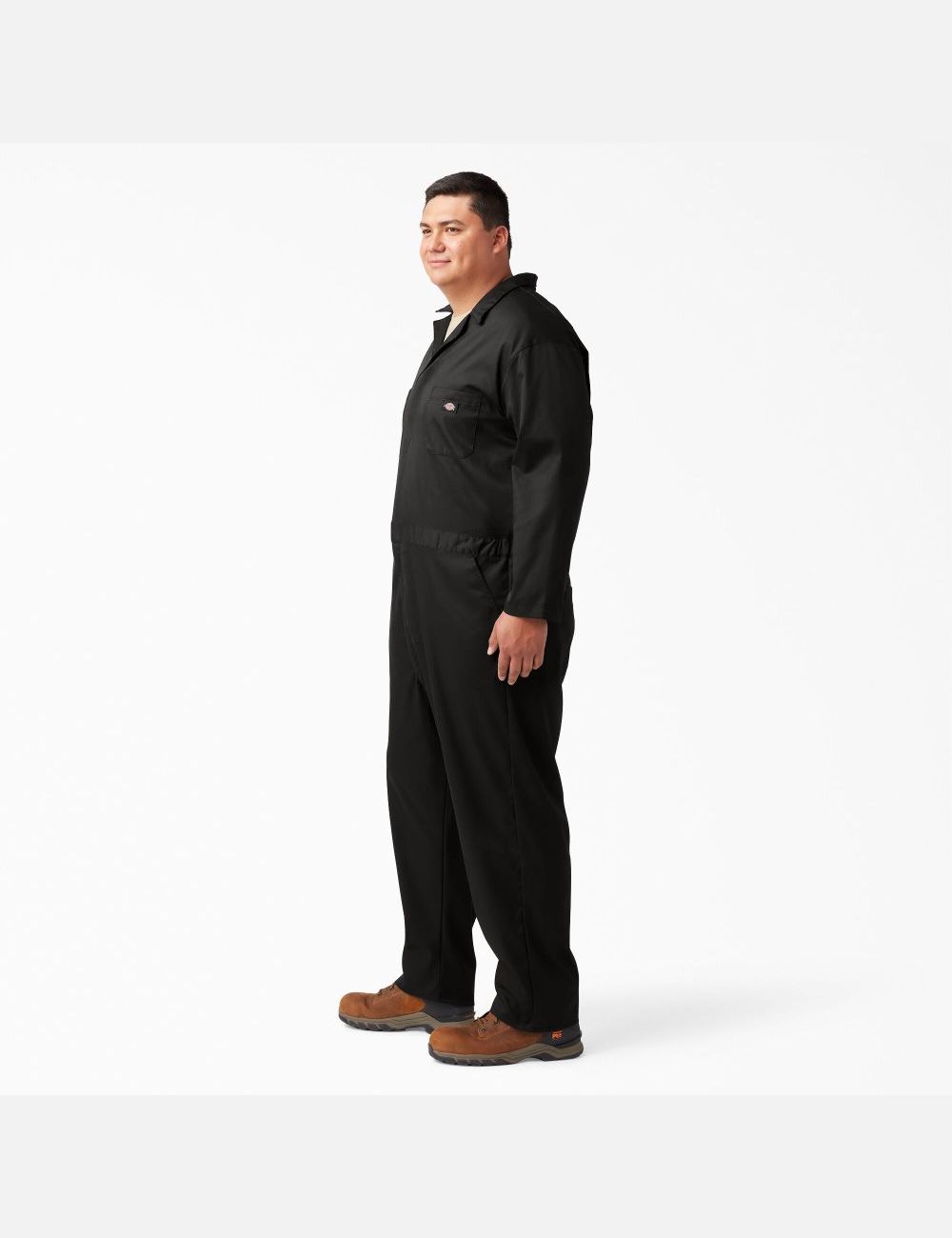 Black Dickies FLEX Long Sleeve Coveralls & Overalls | 425MKSQJO