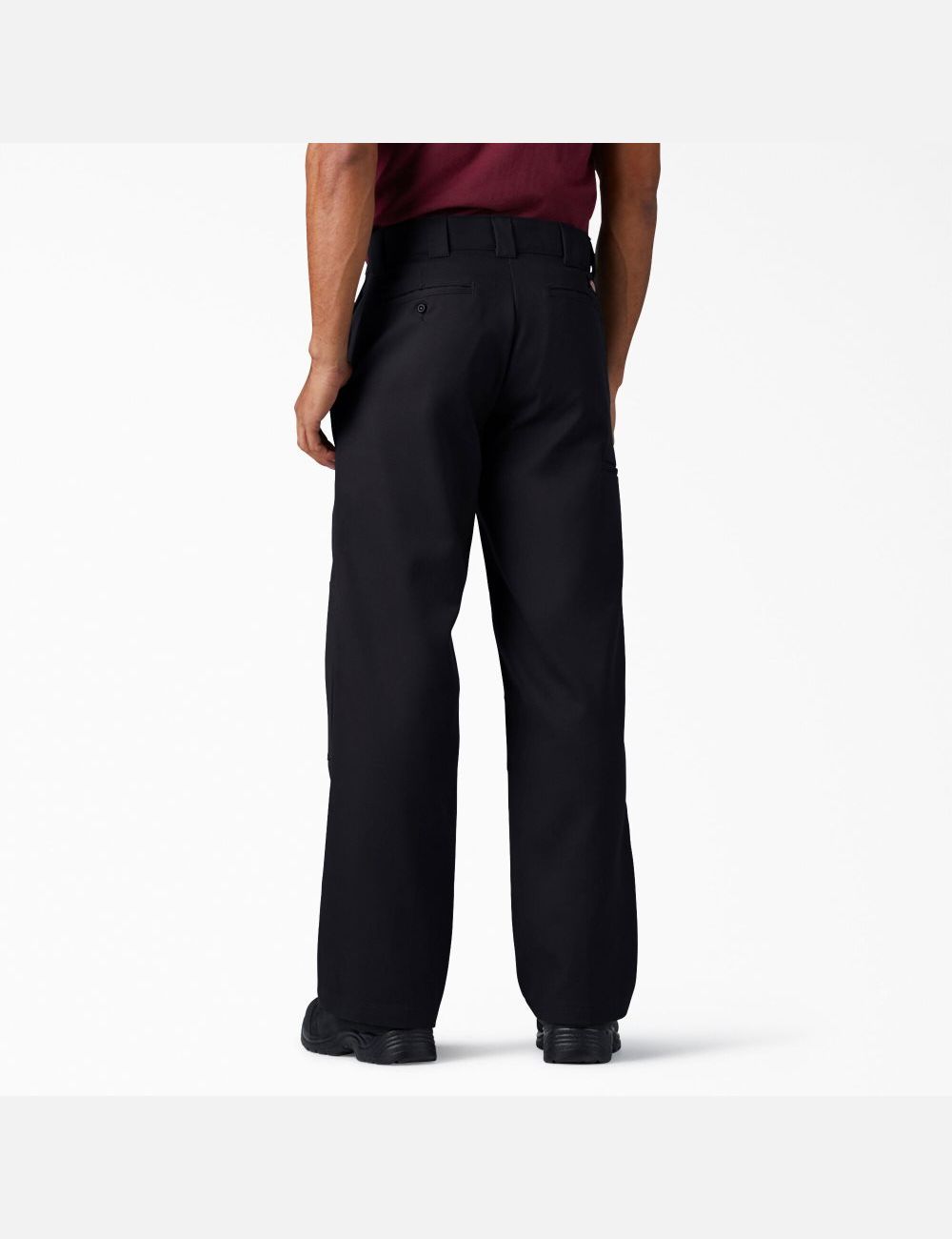 Black Dickies FLEX Loose Double Knee Pants | 394PVMRFY