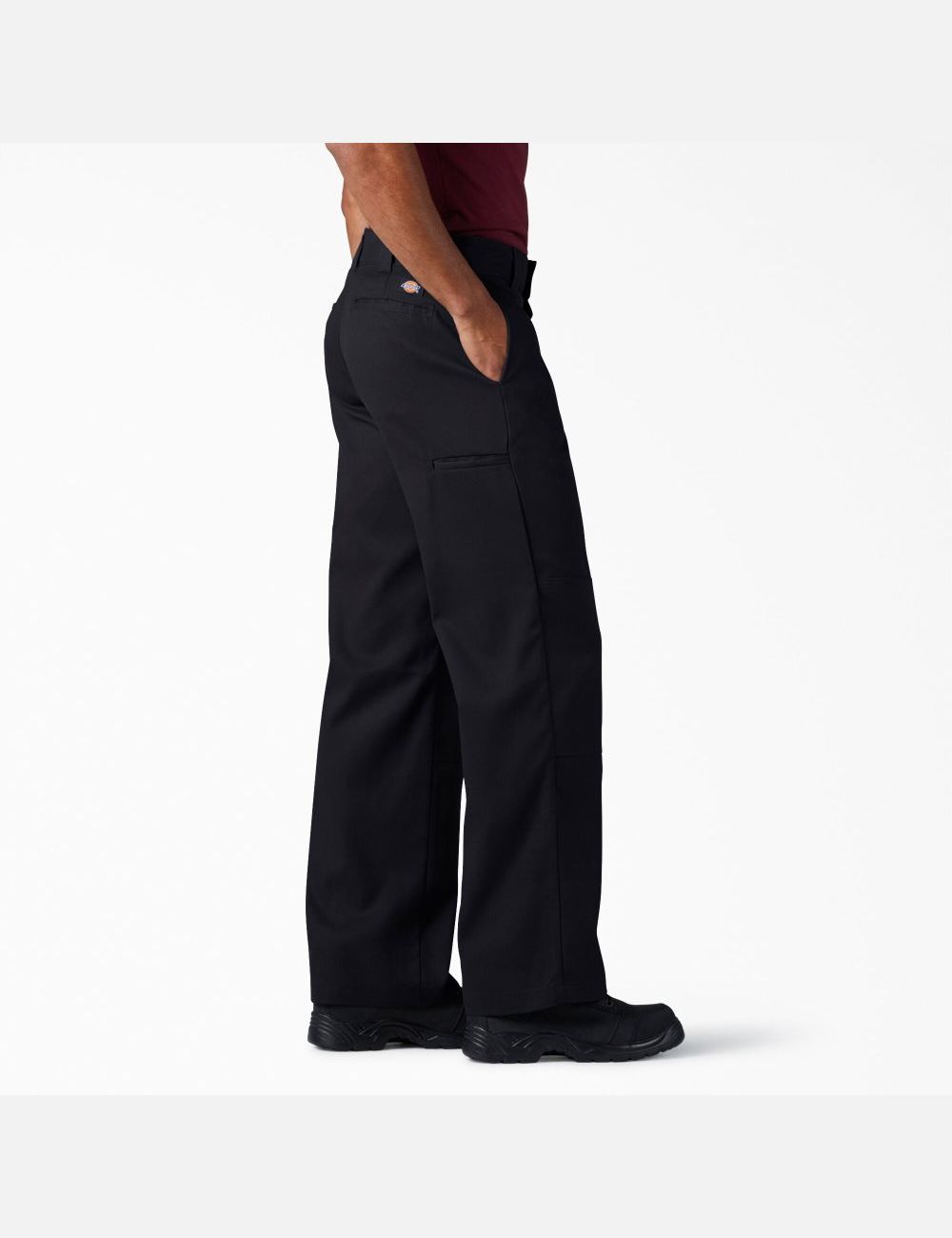 Black Dickies FLEX Loose Double Knee Pants | 394PVMRFY