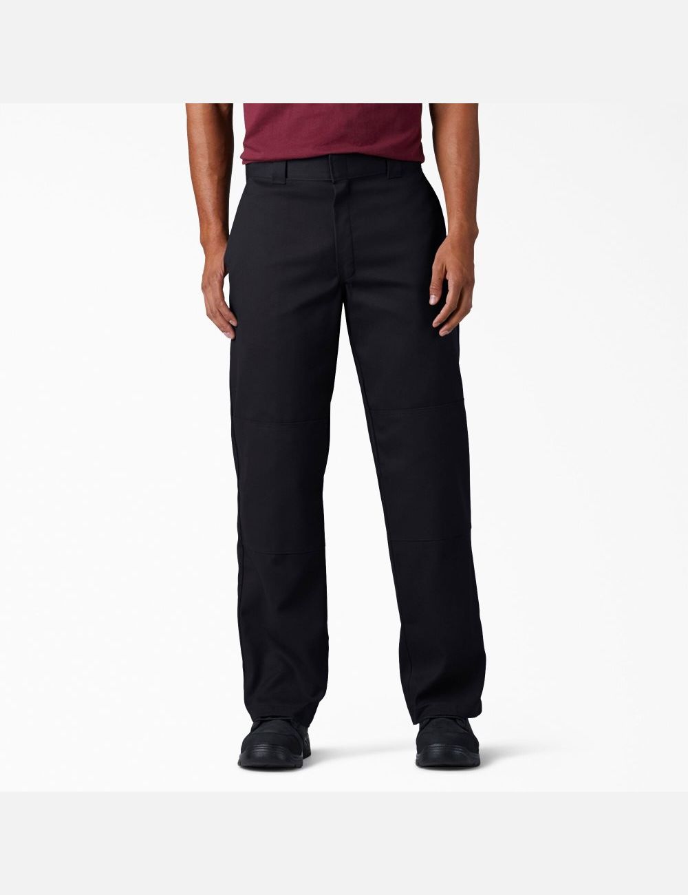 Black Dickies FLEX Loose Double Knee Pants | 394PVMRFY