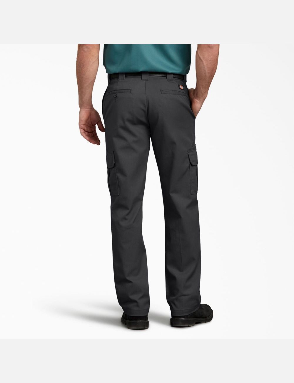 Black Dickies FLEX Regular Fit Straight Leg Pants | 247JUCBRS