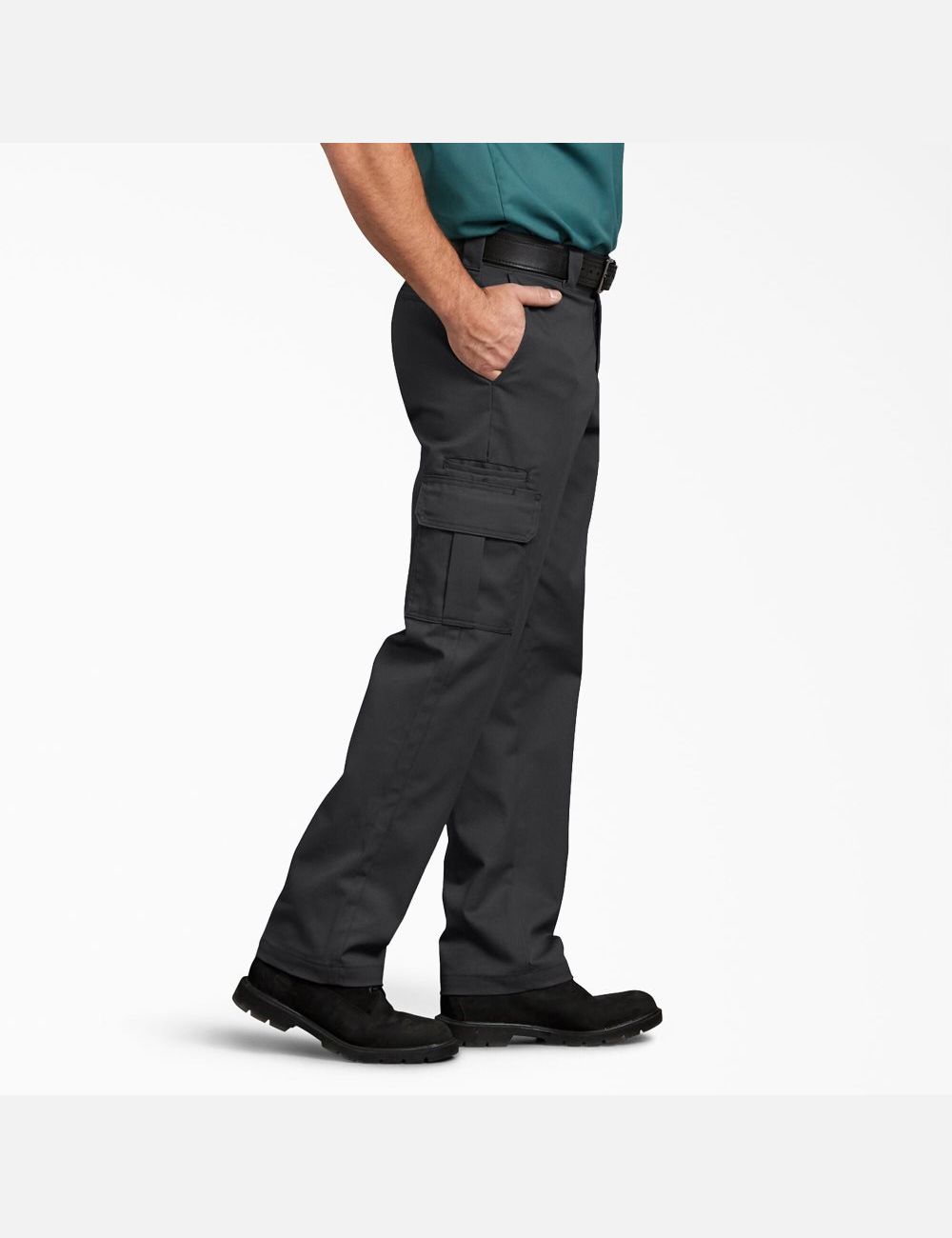 Black Dickies FLEX Regular Fit Straight Leg Pants | 247JUCBRS