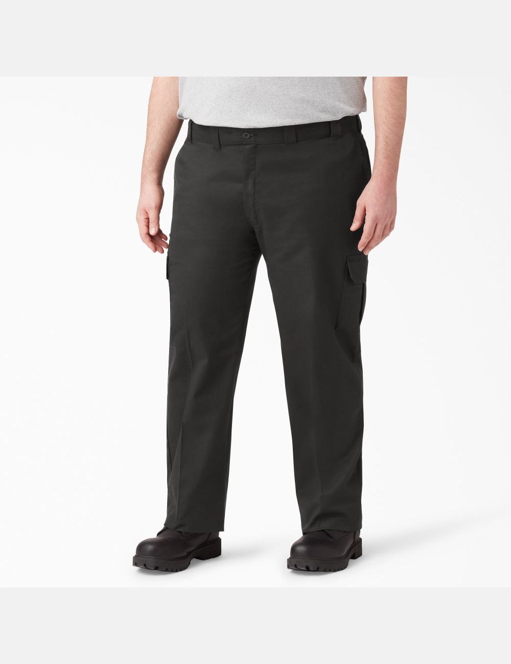 Black Dickies FLEX Regular Fit Straight Leg Pants | 247JUCBRS