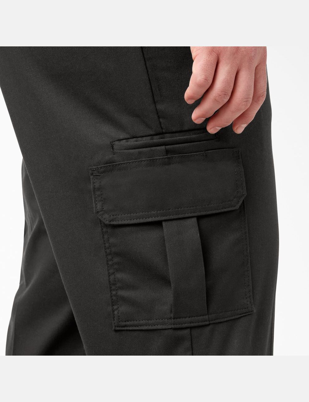 Black Dickies FLEX Regular Fit Straight Leg Pants | 247JUCBRS