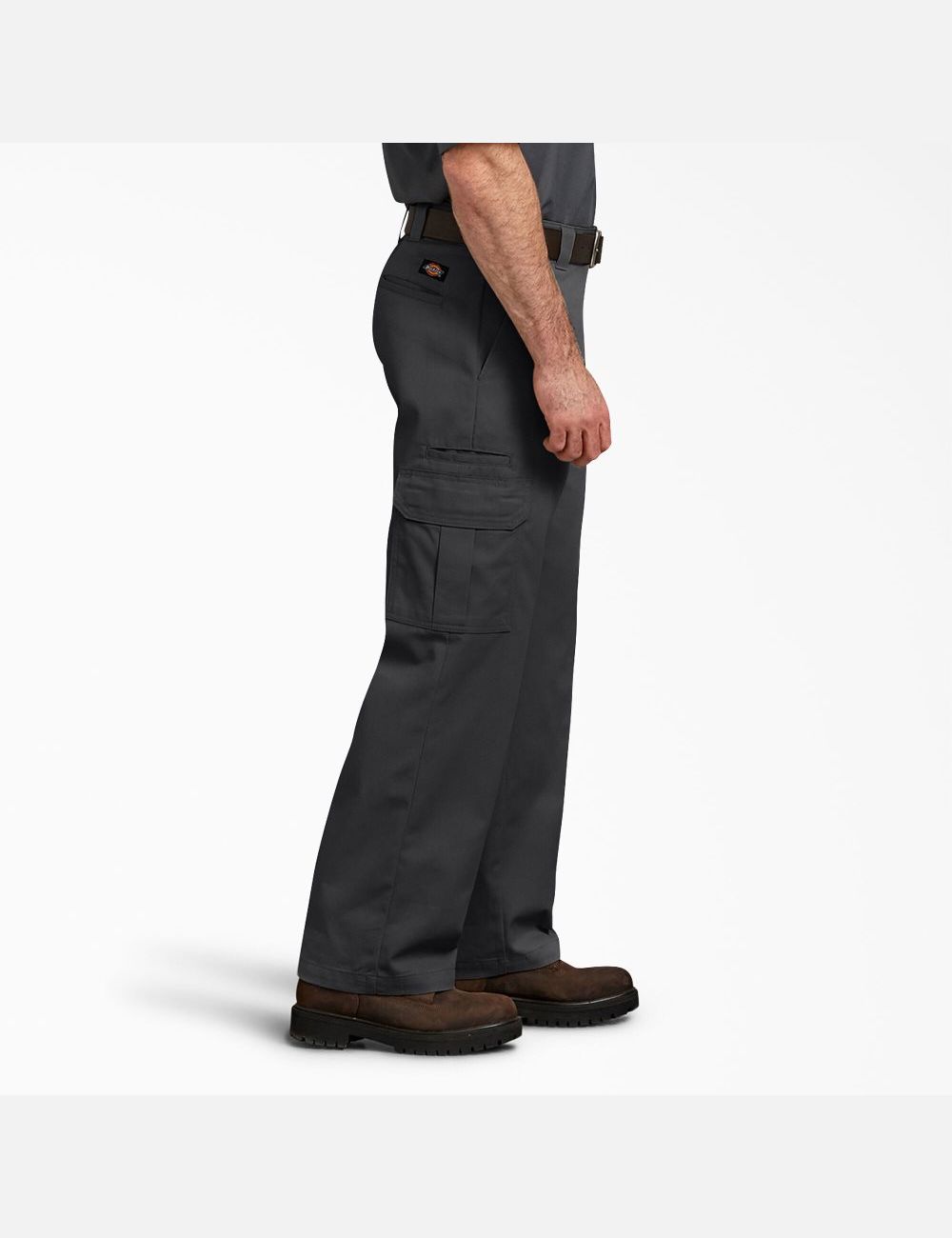 Black Dickies FLEX Relaxed Fit Straight Leg Cargo Pants | 462SBFQDU