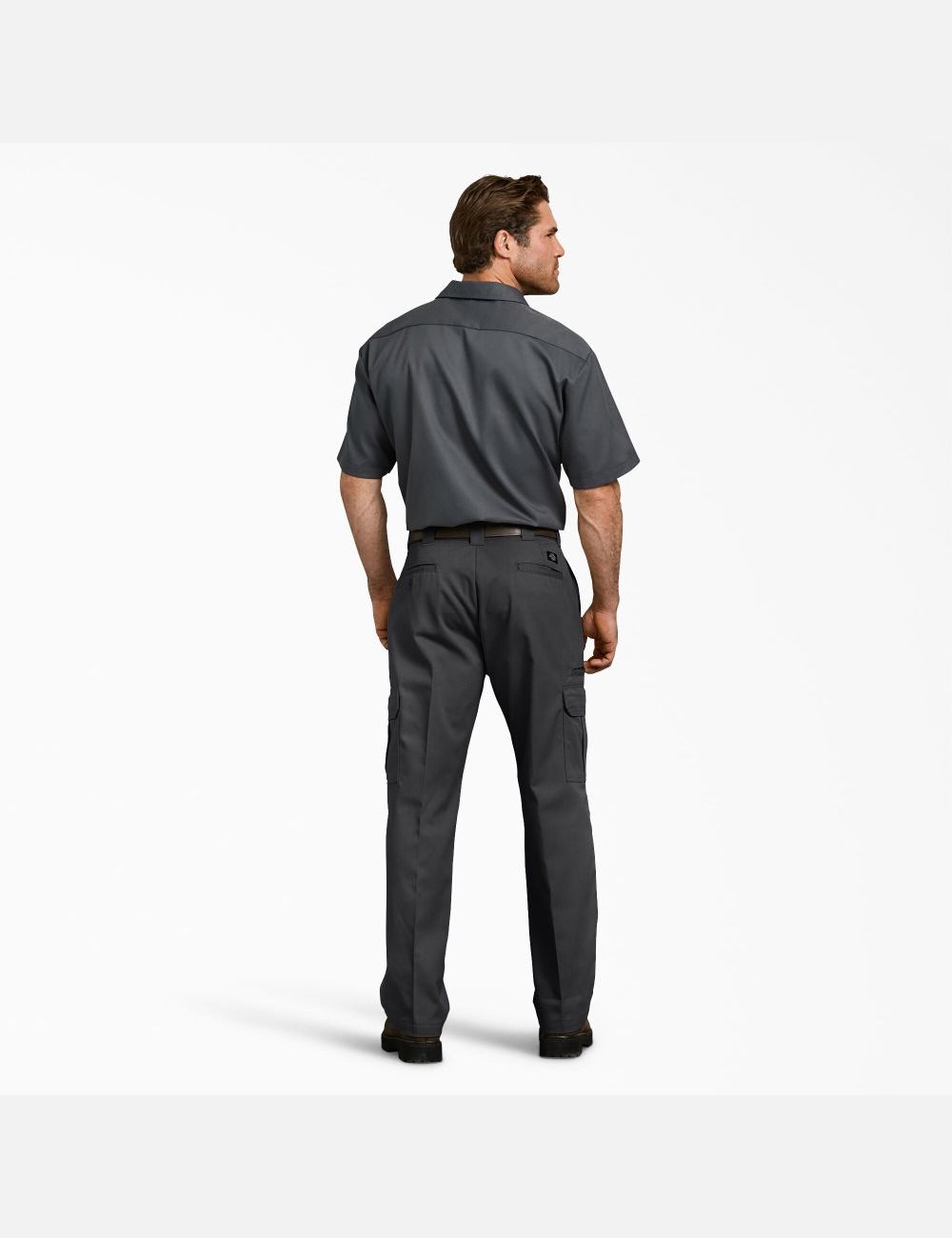 Black Dickies FLEX Relaxed Fit Straight Leg Cargo Pants | 462SBFQDU