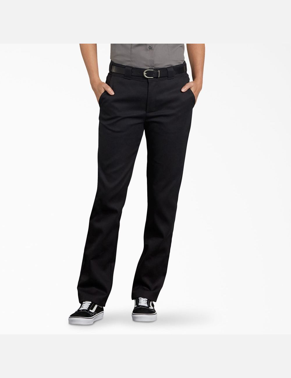 Black Dickies FLEX Slim Fit Work Pants | 270RSUTLH