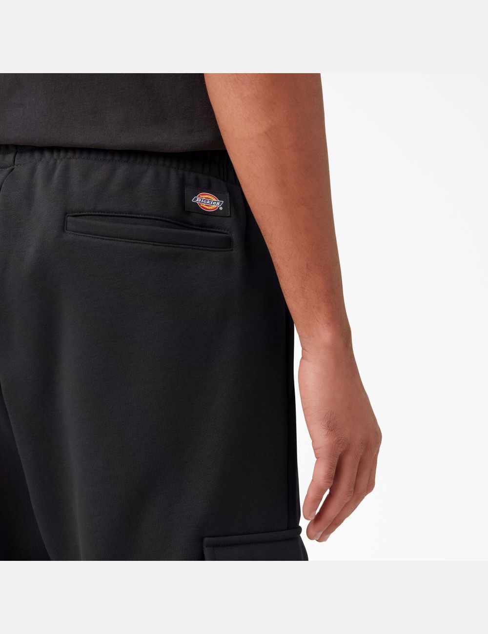 Black Dickies Fleece Cargo Pants | 672WNPTGL