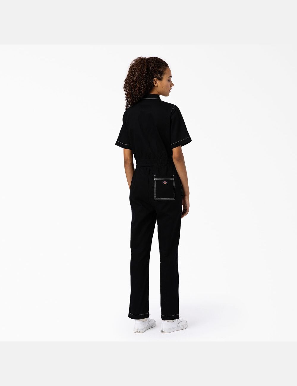 Black Dickies Florala Coveralls | 937TKDSCG