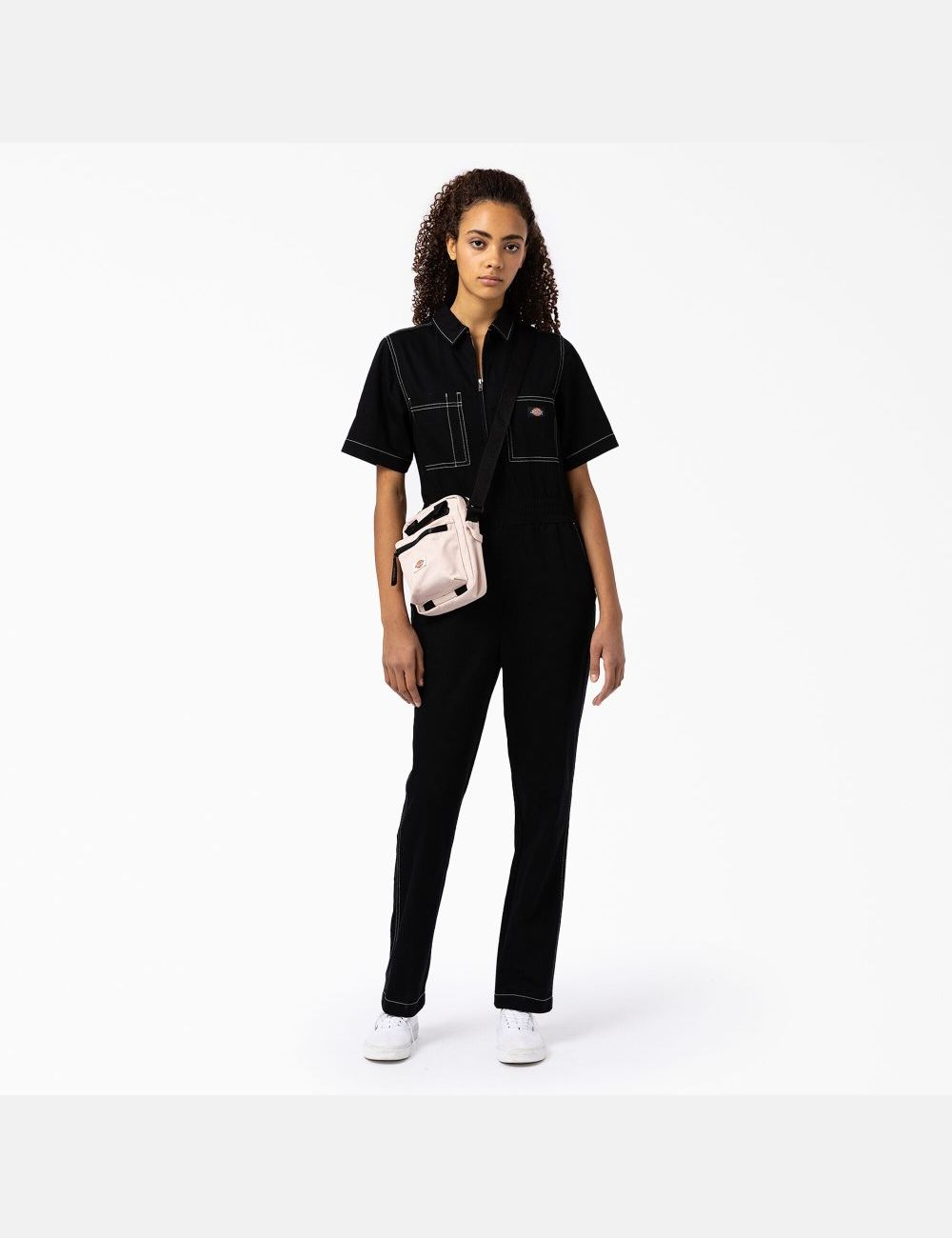 Black Dickies Florala Coveralls | 937TKDSCG