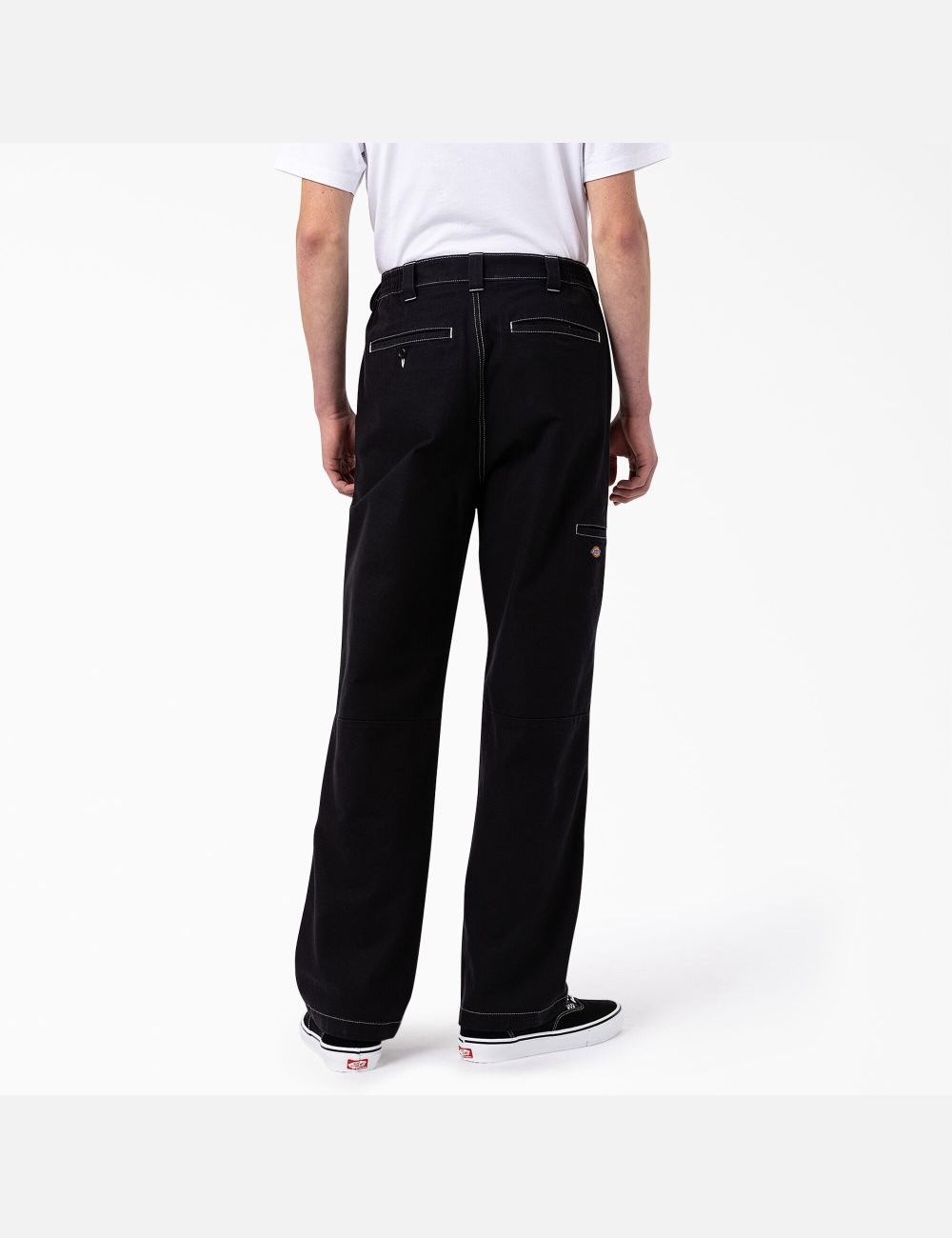 Black Dickies Florala Double Knee Pants | 627DCSYXG