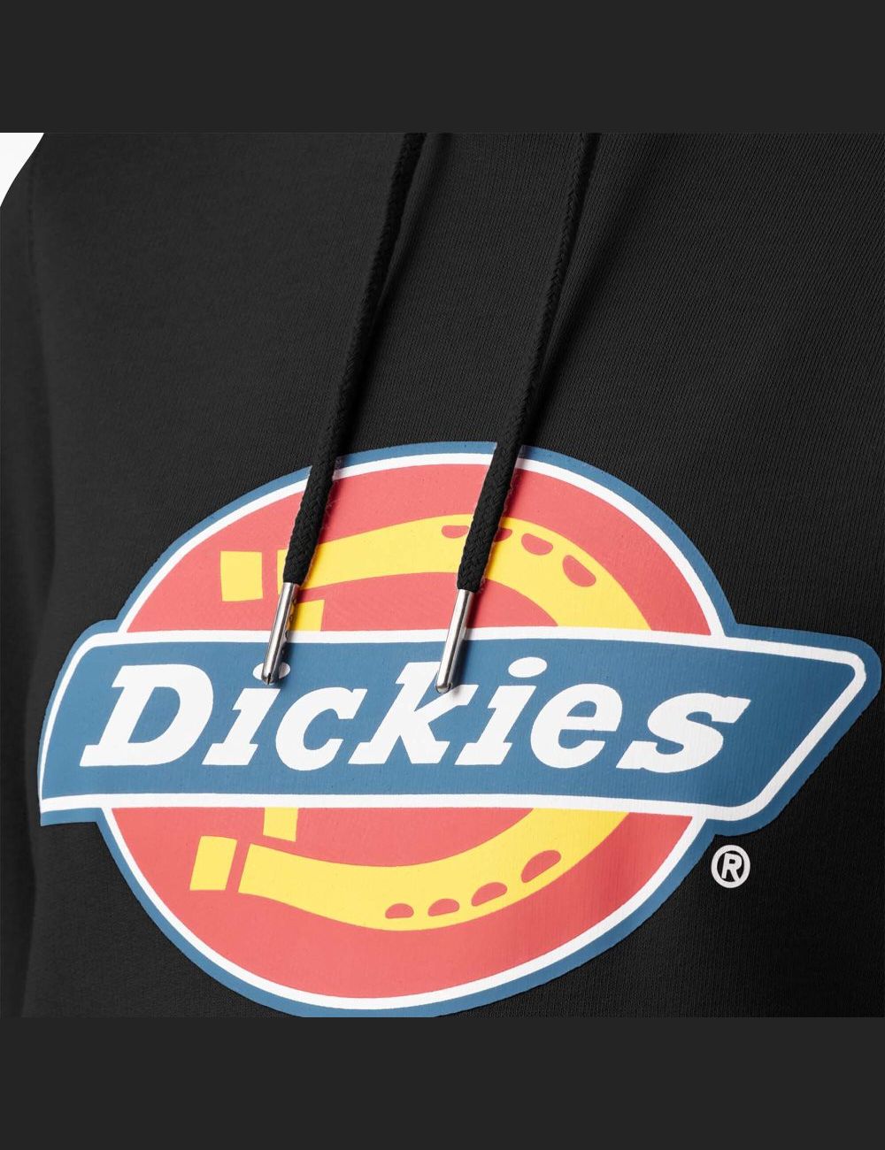 Black Dickies Heavyweight Logo Hoodies | 430HQCMFU