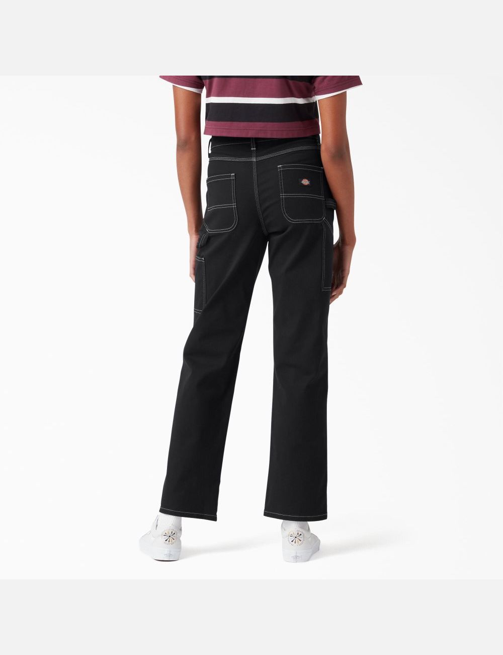 Black Dickies High Waisted Carpenter Pants | 409IPVECQ