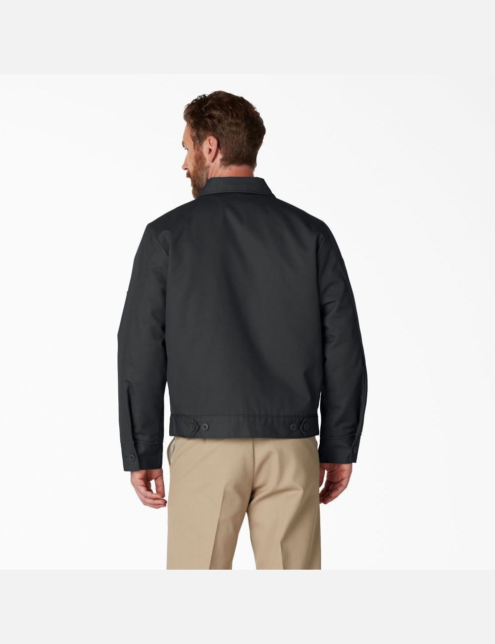 Black Dickies Insulated Eisenhower Coats & Jackets | 316QOPLNJ