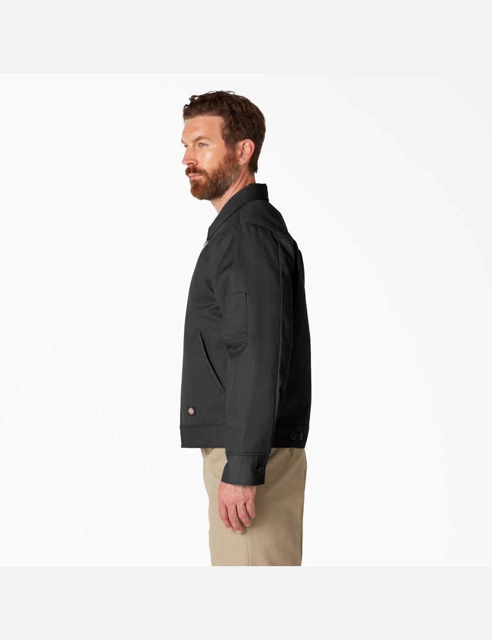 Black Dickies Insulated Eisenhower Coats & Jackets | 316QOPLNJ