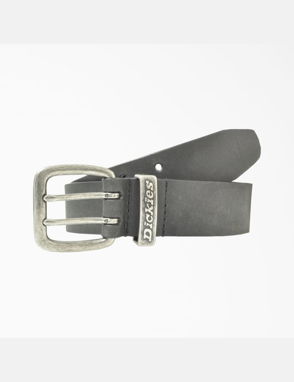 Black Dickies Leather Double Prong Buckle Belts & Suspenders | 729XTWLHG