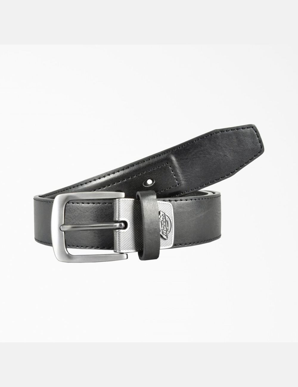 Black Dickies Leather Industrial Strength Belts & Suspenders | 134BRGVQC