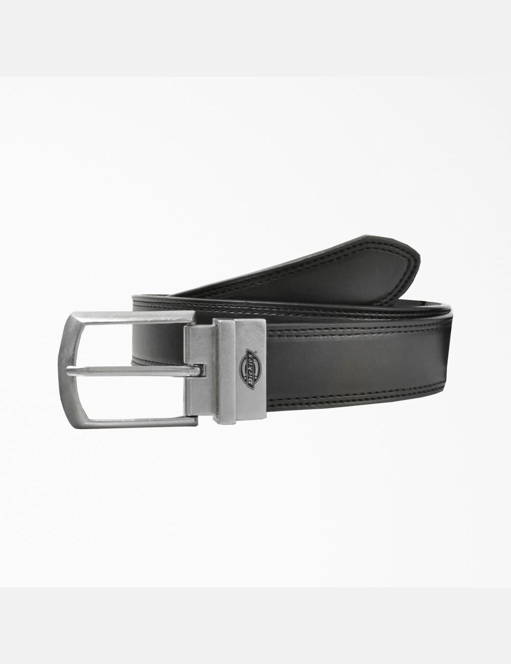 Black Dickies Leather Reversible Belts & Suspenders | 569MHORCW