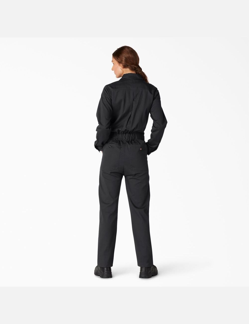 Black Dickies Long Sleeve Coveralls | 295QBUWAC