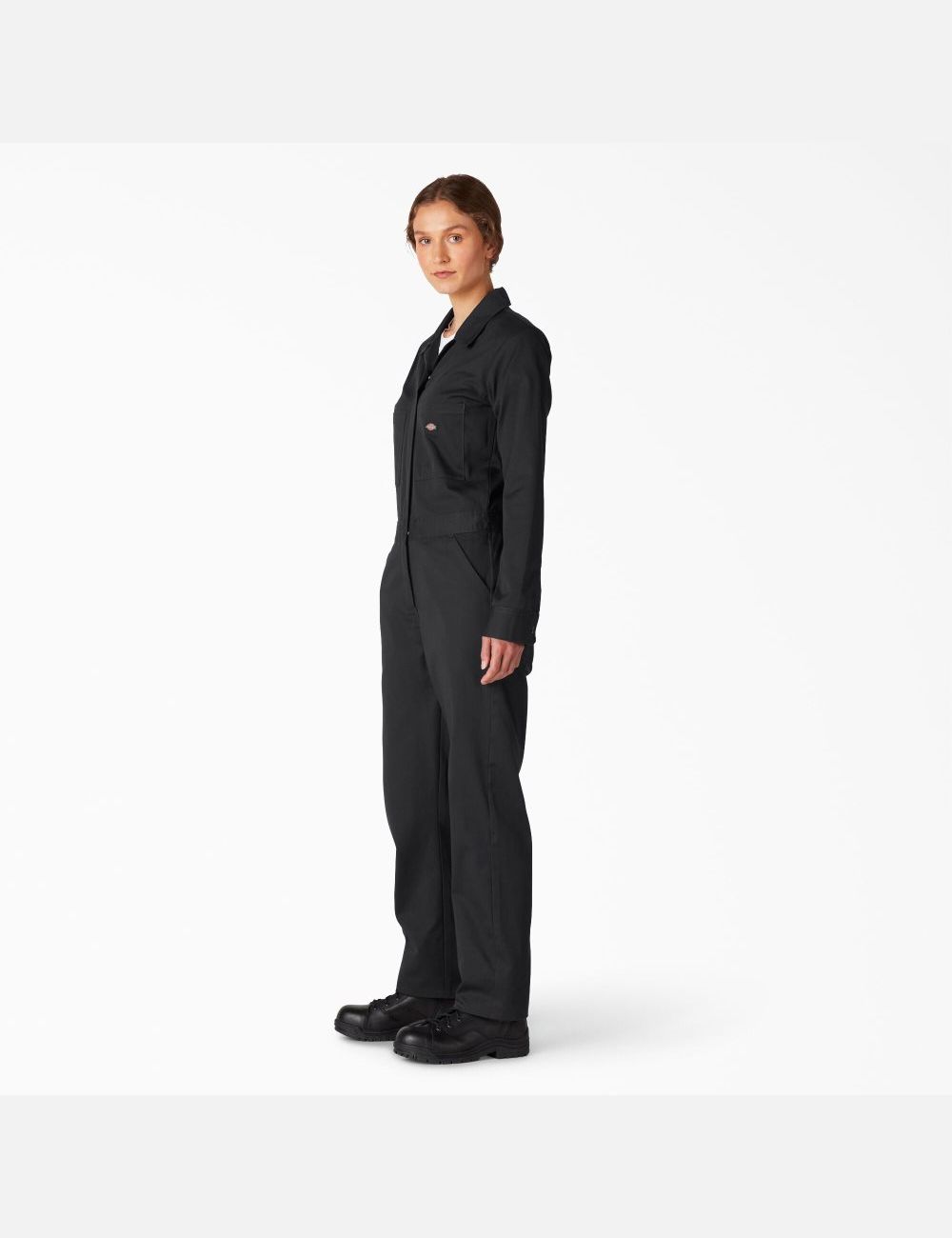 Black Dickies Long Sleeve Coveralls | 295QBUWAC