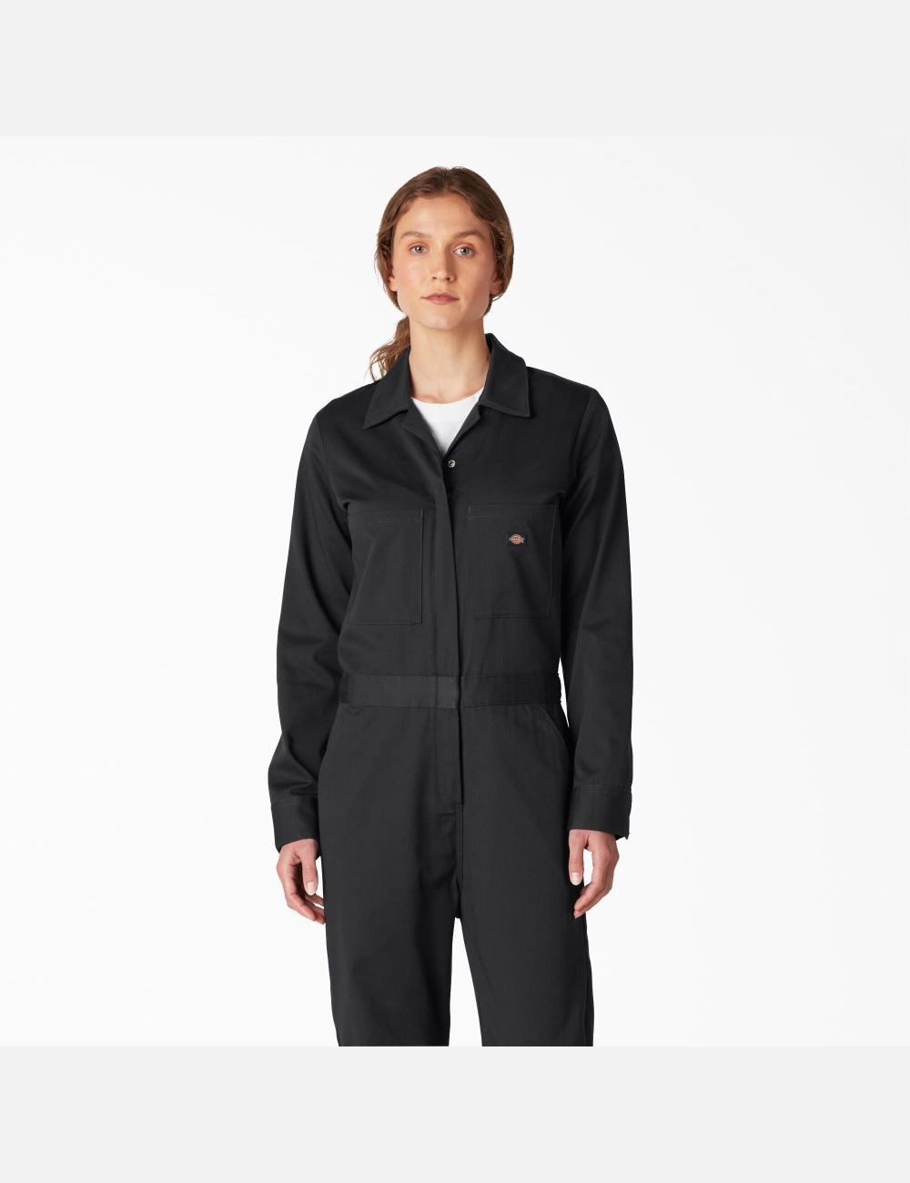 Black Dickies Long Sleeve Coveralls | 295QBUWAC